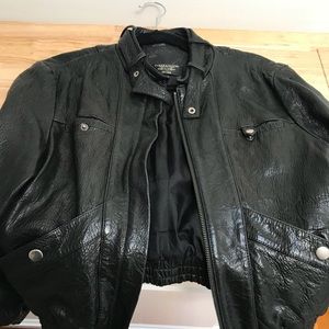 Cloak and Dagger Black Leather Jacket